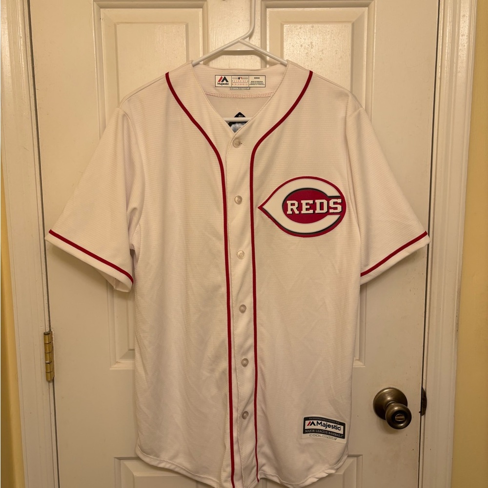 Cincinnati Reds Devin Mesoraco NWT Majestic White Stitched MLB Jersey